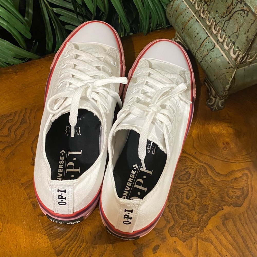 Converse Chuck Taylor All Star OPI Low Top Platform Sneakers - Picture 4 of 8